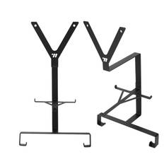 Bicycle Equipment Rack Wall Mount Display Rack Bike Helmet Hanging Rack svart