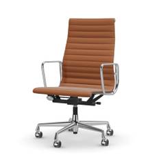 EA119 Aluminium Group Kontorstol - Krom/Cognac