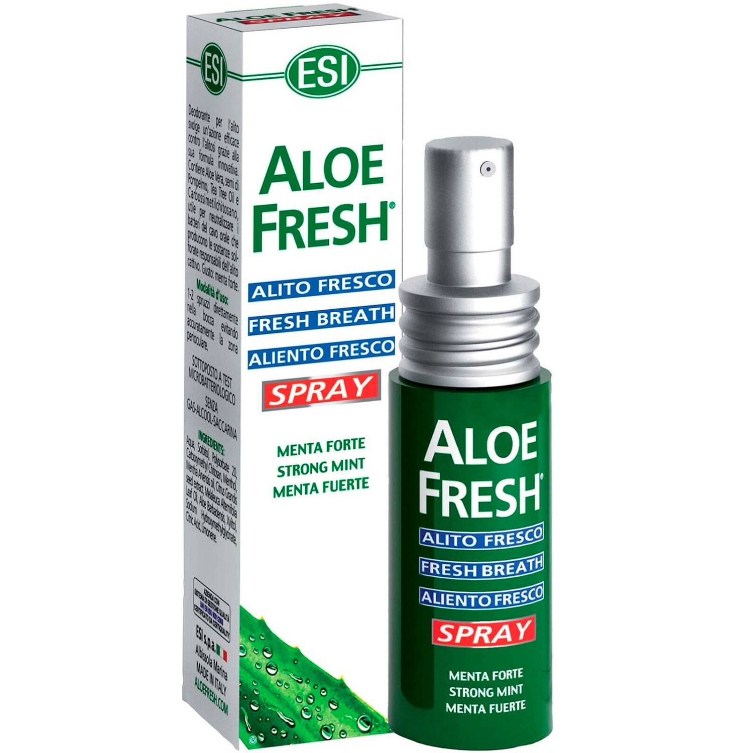 Aloe Vera Munspray ESI Aloe Fresh Xylitol 15 ml.