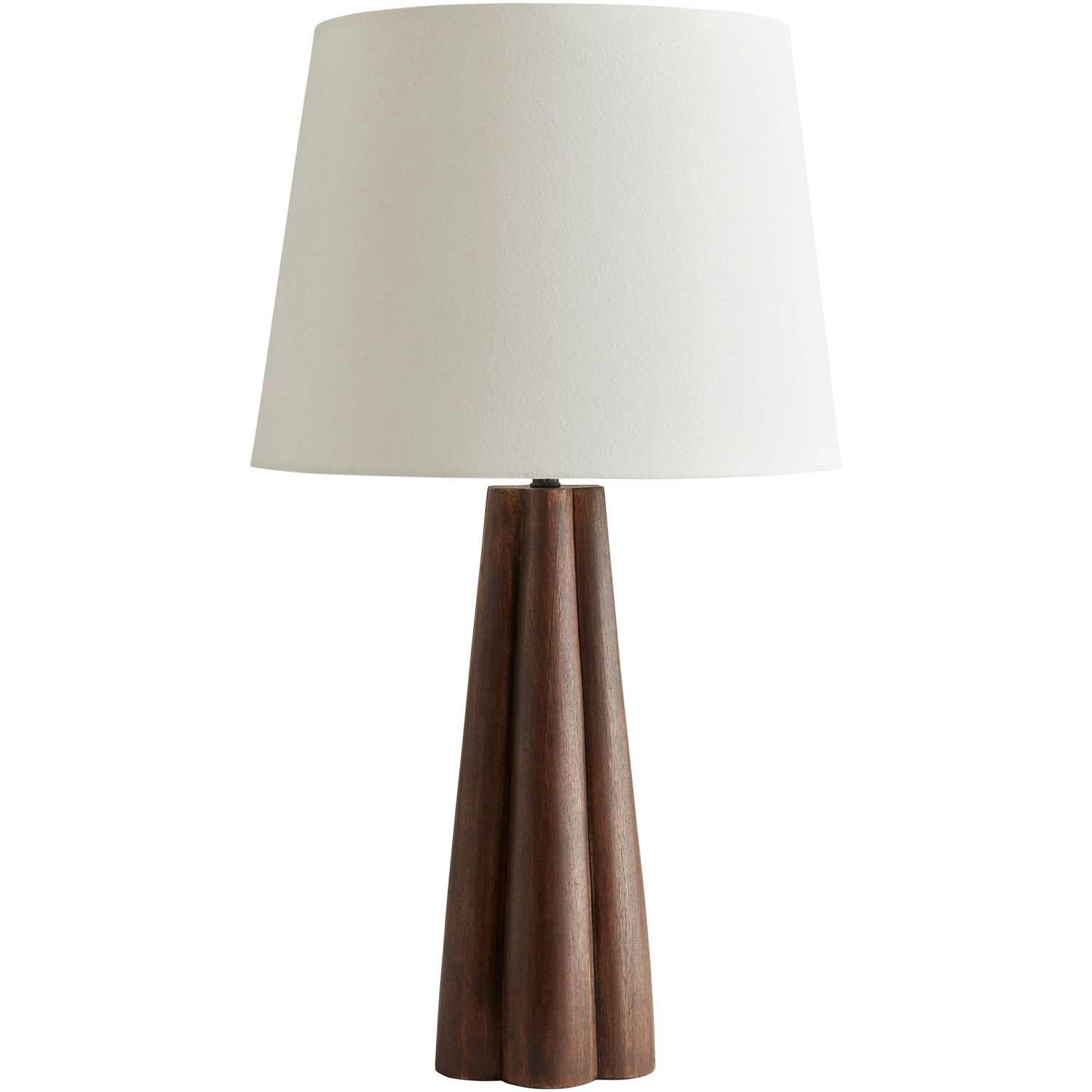 Decotique Fiber Bordlampe Mørk Eg - Bordlamper Mangotræ Dark Oak - 29825+3235ALD.