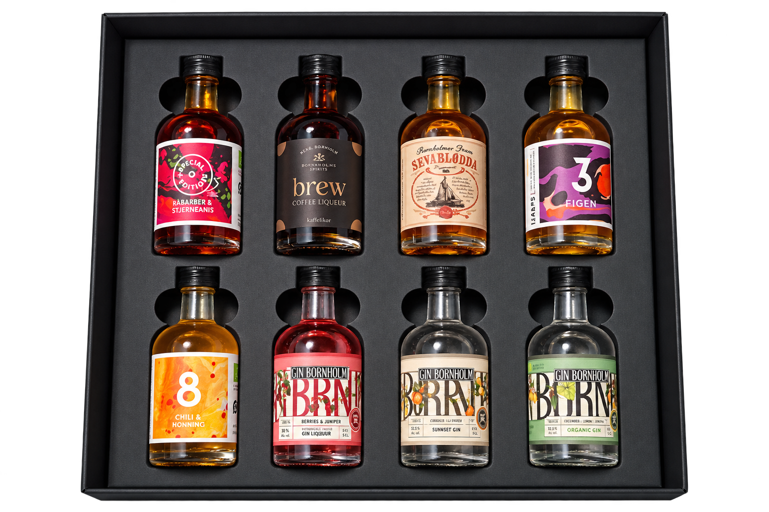 Snaps Bornholm smagekasse NO 4 8 X 5 cl. | 8 X 5 cl..
