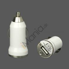 iPhone universal 12v mini billader, hvid