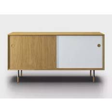 No. 11 Skænk - eg m. hvid låge - Sibast Furniture