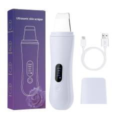 Ultrasonic Face Scrubber Deep Facial Peeling Machine Ultrasonic Skin Scrubber Blackhead Remover Acne Pore Face Cleaning Scrubber vit