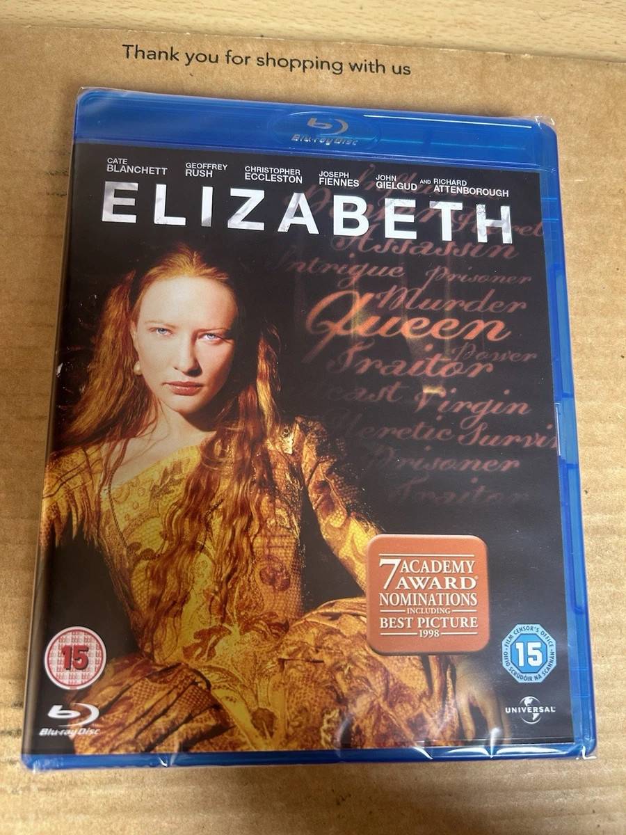Elizabeth (1998) Rare Blu Ray Cate Blanchett Geoffrey Rush Brand New