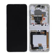 Samsung Galaxy Z Flip 3 5G 2021 (SM-F711B) Skärm med LCD Display Original - Vit