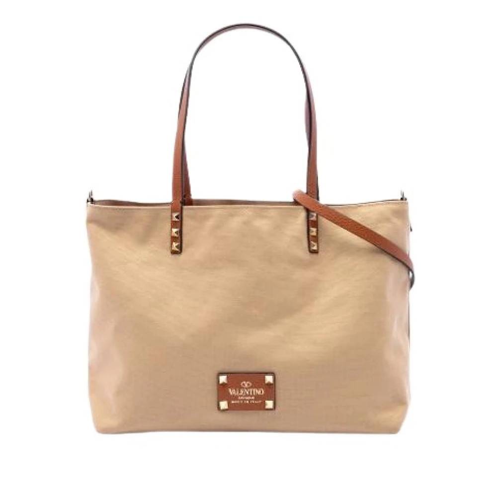 Valentino Vintage Pre-owned Vintage Satchel - Vintage - Dame - Beige - ONE SIZE - Uld