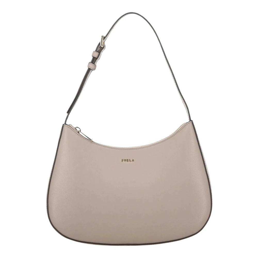 Furla Margot S Skuldertaske - Tasker - Dame - Beige - ONE SIZE - Uld