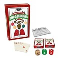 University Games Front Porch Classics, Deer in The Strålkastare, Holiday Day Games Edition, Kort och tärningar, för 2 eller fler spelare från 8 år och uppåt