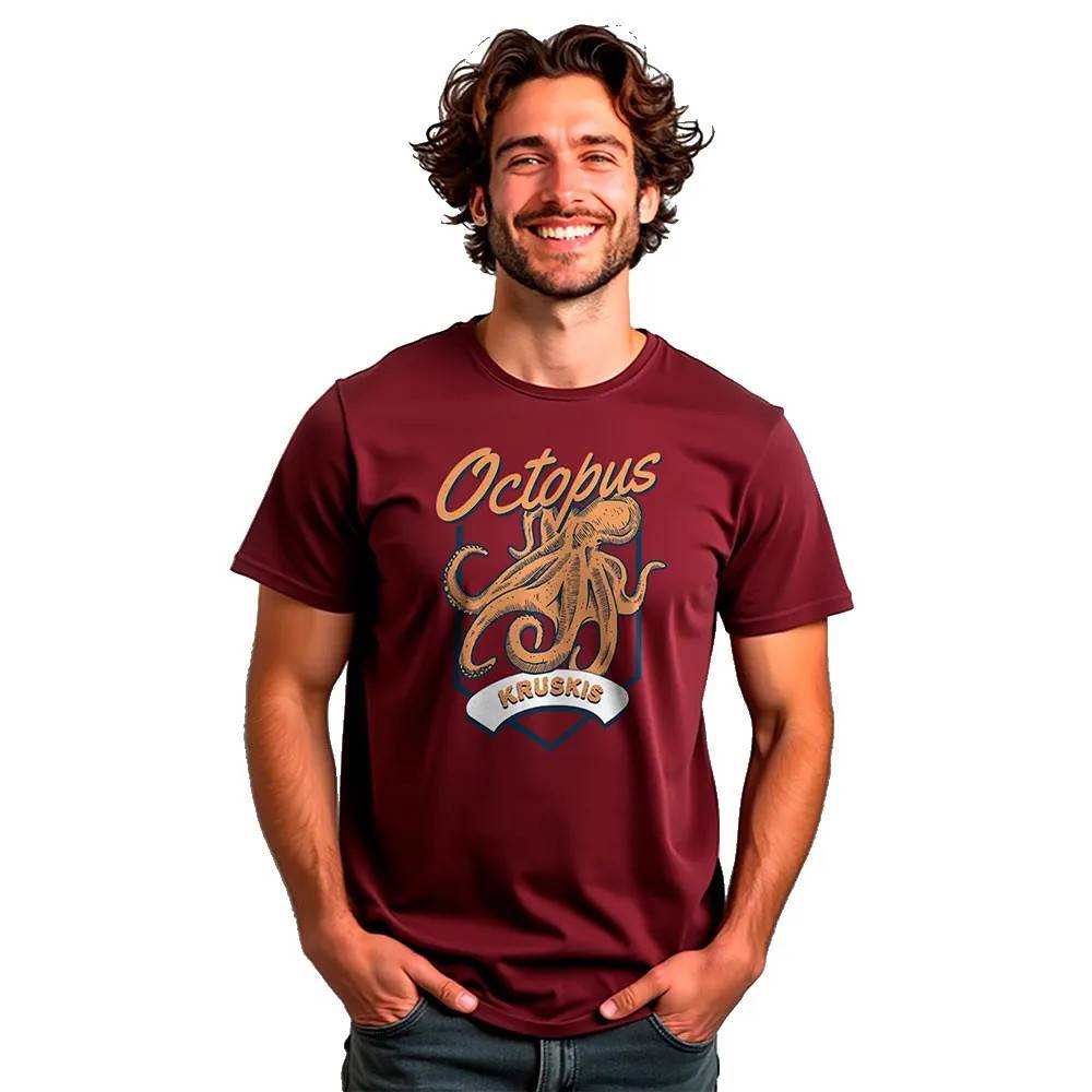 Kruskis Seafood Octopus T-shirt Med Korte ærmer