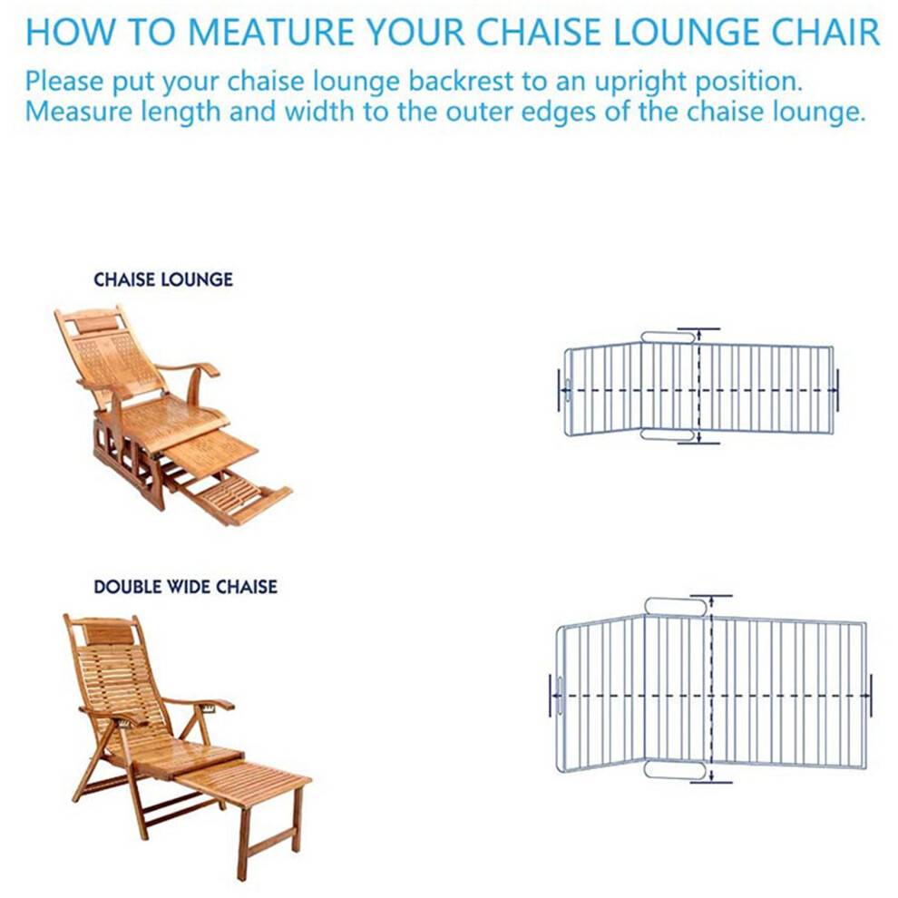 2 Pack Outdoor Sun Lounger Cover, Waterproof Garden Wicker Chair Sunbed Cover, Terrace Furniture Protection Layer