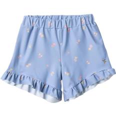 Wheat Badeshorts Isabella Stl. 116 cm / 6 år fepojkar - Badbyxor Från Magasin - Morning Sky Hearts (116 cm / 6 år)