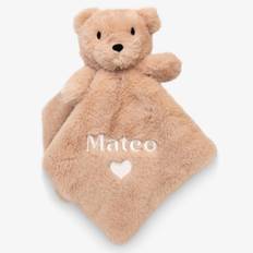 Nalle snuttefilt med namn - Fuzzy