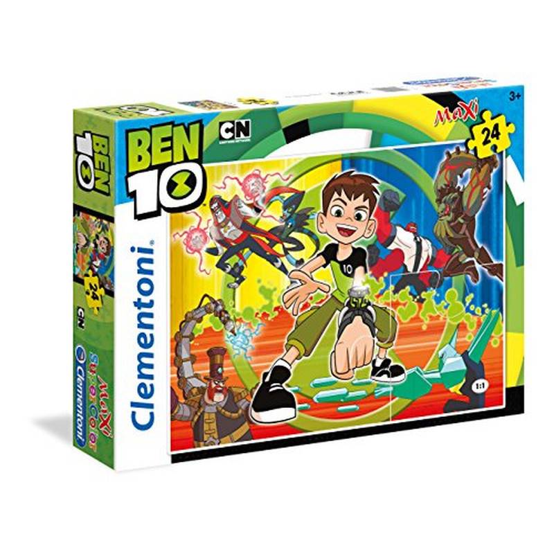 Clementoni 24498" Ben 10-Maxi Puzzle, 24 Teile