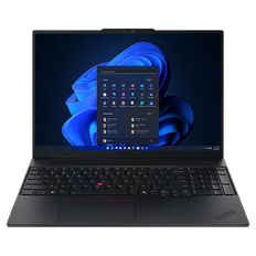 Lenovo ThinkPad E16 Gen 3 Intel® Core 3 100U-processor E-cores op til 3,30 GHz P-cores op til 4,70 GHz, Windows 11 Home 64, 256 GB SSD M.2 2242 PCIe Gen4 TLC Opal