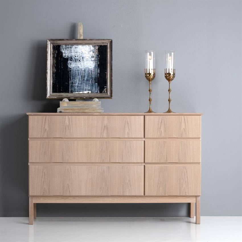 Klim Furniture - Kommode 2067 - Eg natur 153 cm x 98 cm x 40 cm | Møbelsalg.dk