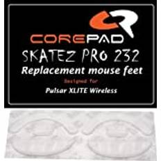 Corepad Skatez PRO 232 ersättning musfötter kompatibla med Pulsar Xlite trådlös/pulsar Xlite V2 trådlös/pulsar Xlite V2 mini trådlös/pulsar Xlite V3 medium trådlös/pulsar Xlite V3 eS Trådlös