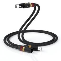 Monosaudio 17AWG HiFi Audio Microphone Cable XLR Cable 3 Pin Audio Cable OFC Copper Silver Plated XLR Male to XLR Female Connector Durable Balanced