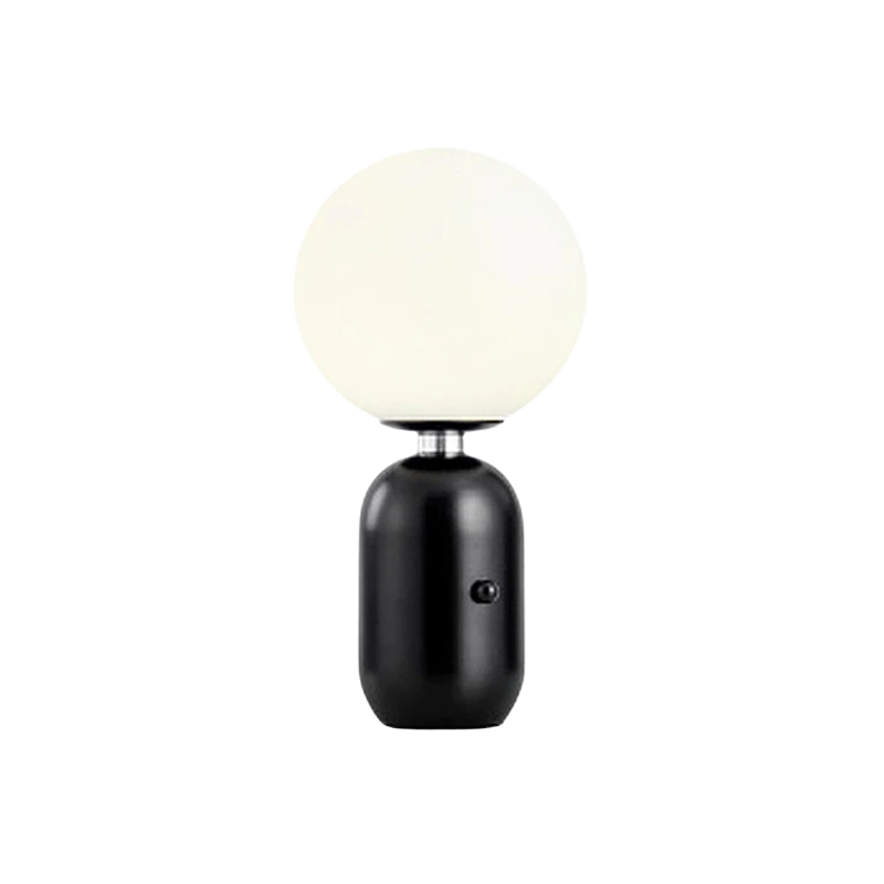 SphericalStyle - Elegant Bollsformat Lampa för Våra Rum - Svart / 15cm / Kall vit