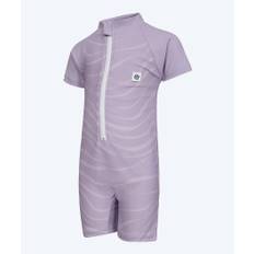 Watery UV-dräkt för barn - Fjord Kortärmad Rashguard - Lila - UV kläder barn