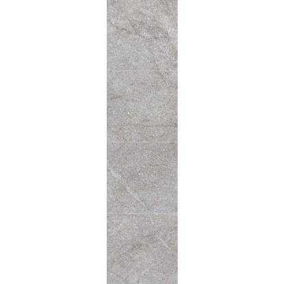 Fibo Stone vådrumspanel med 60 x 60 cm fliselook, 10 x 600 x 2400 mm, polished stone high gloss