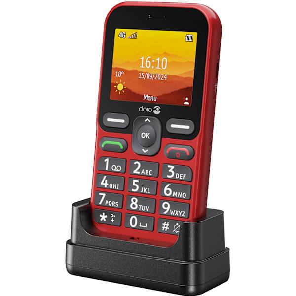 Mobiltelefon 4G Leva L11 Röd