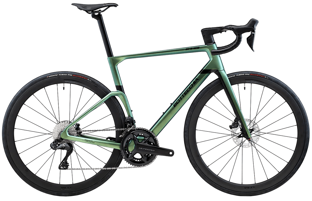 Bottecchia EMME 5 2025 - Shimano Ultegra Di2 2x12sp - ITM Carbon 40mm FUGA / Ursus Carbon TC37 TL - 053 / 51 / F2 VERDE ORO OPACO (51)