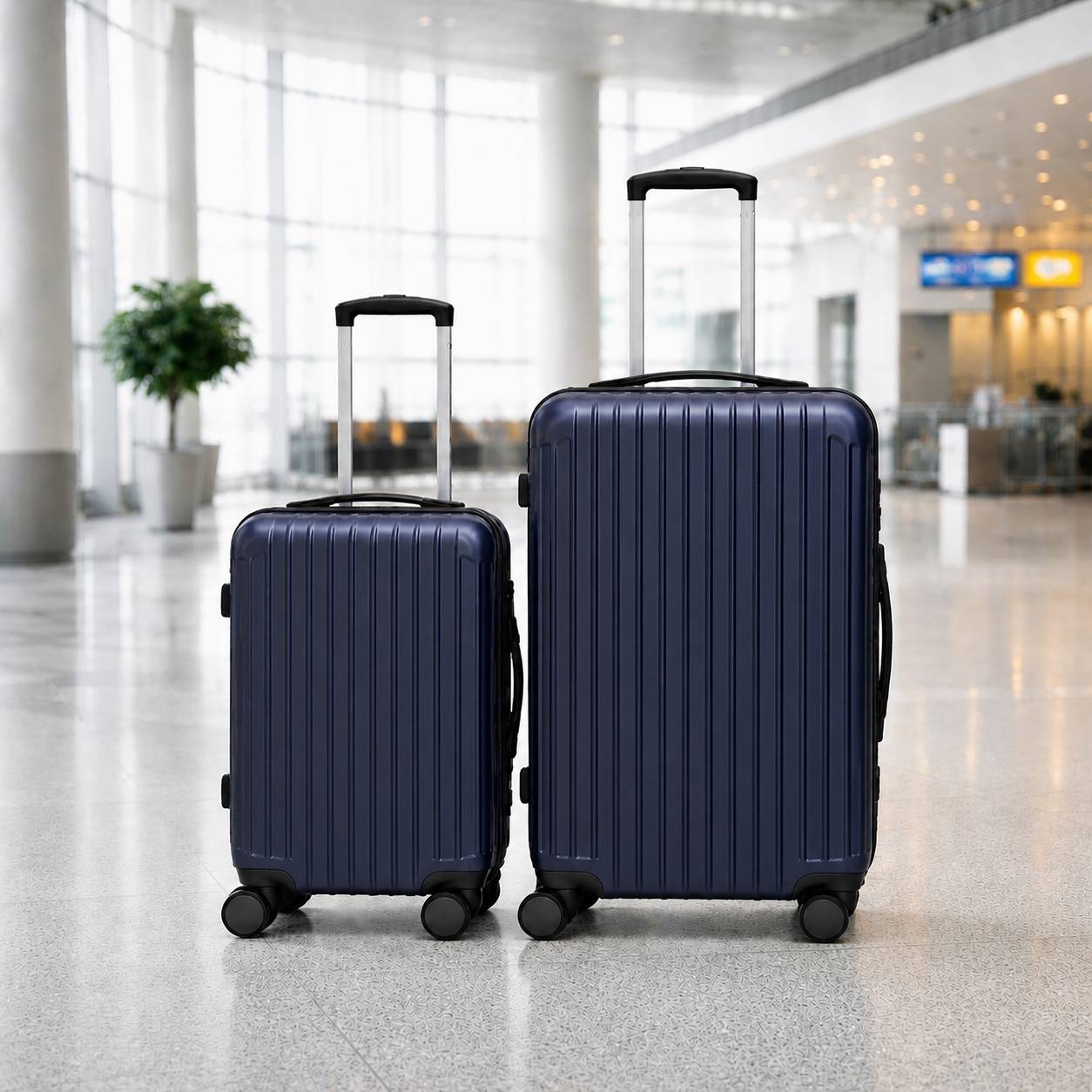 Noble Denmark Milano Kuffertsæt 20"+ 24", blå