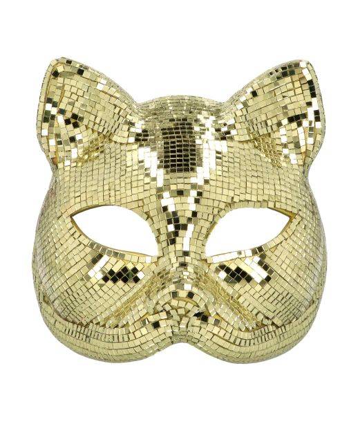Guld disko kattemaske