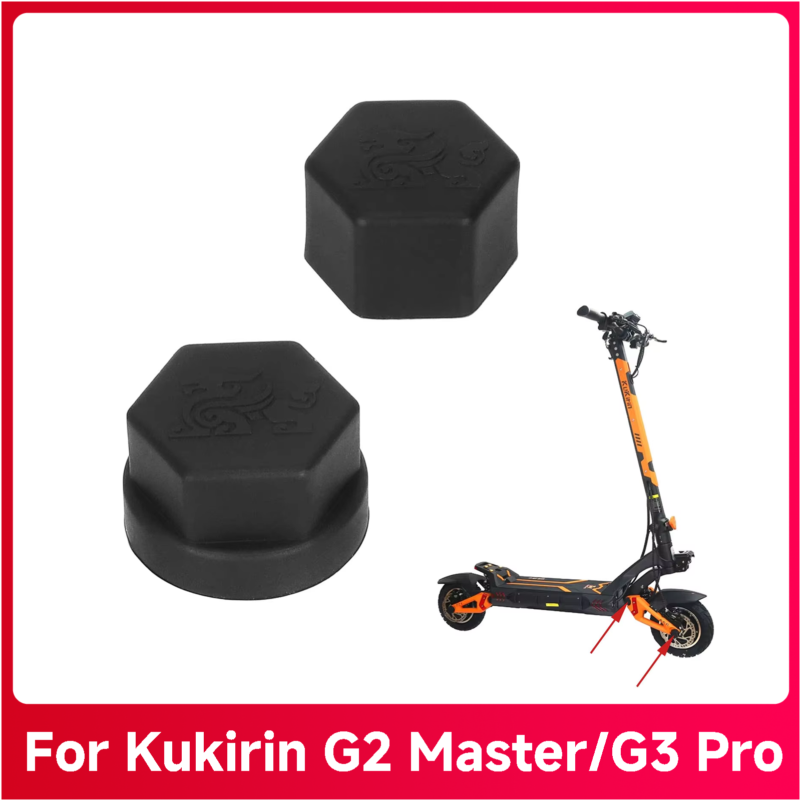 Motor Shaft Nut Plug/Swing Arm Decorative Cover Rust-proof Cover For Kukirin G2 Master/G3 Pro/G4 Max Electric Scooter Parts