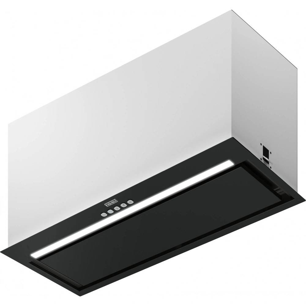 Underbyggd köksfläkt Box Flush Evo FBFE A70 Svart Matt
