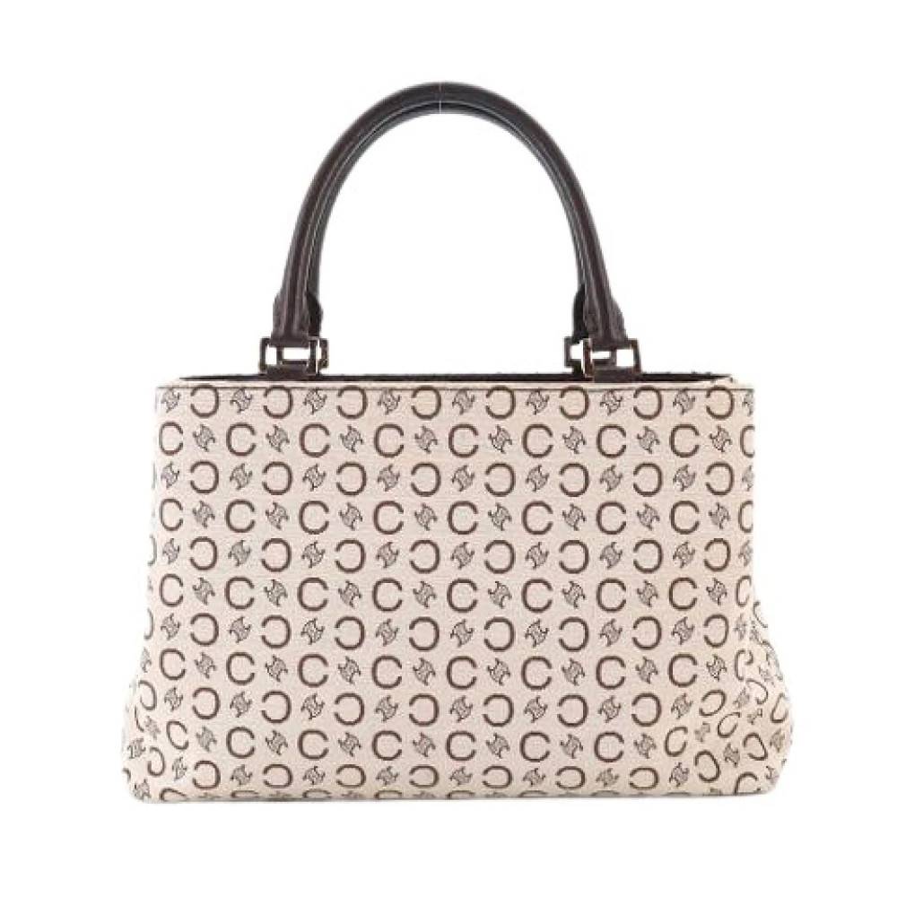 Celine Vintage Pre-owned Canvas celine-tasker - Vintage - Dame - Beige - ONE SIZE -