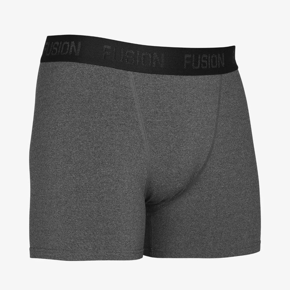 FUSION Mens C3 Boxershorts - Grey, XS.