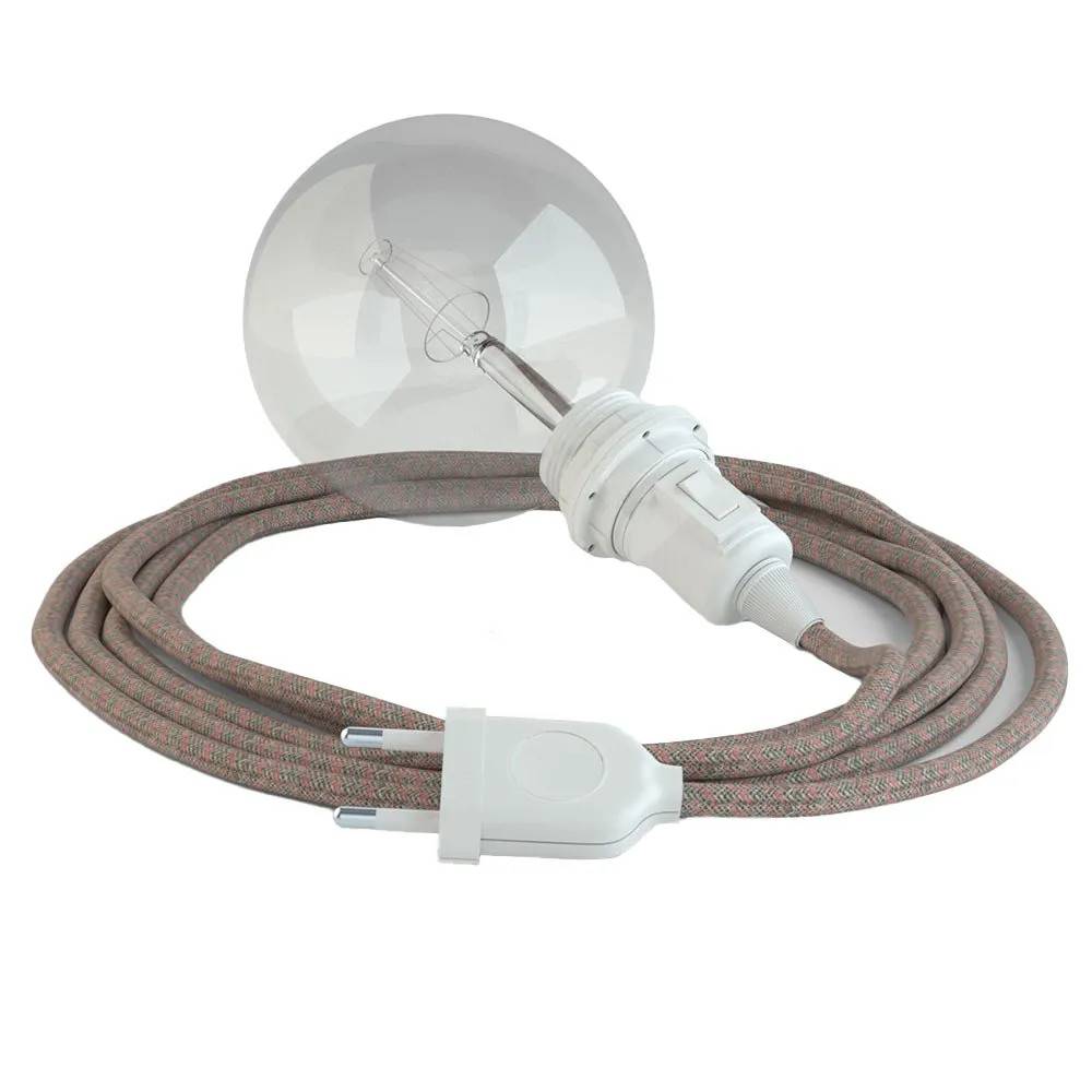 Creative Cables Rd61 Lozenge 5 M Hængende Lampe Til Lampeskærm