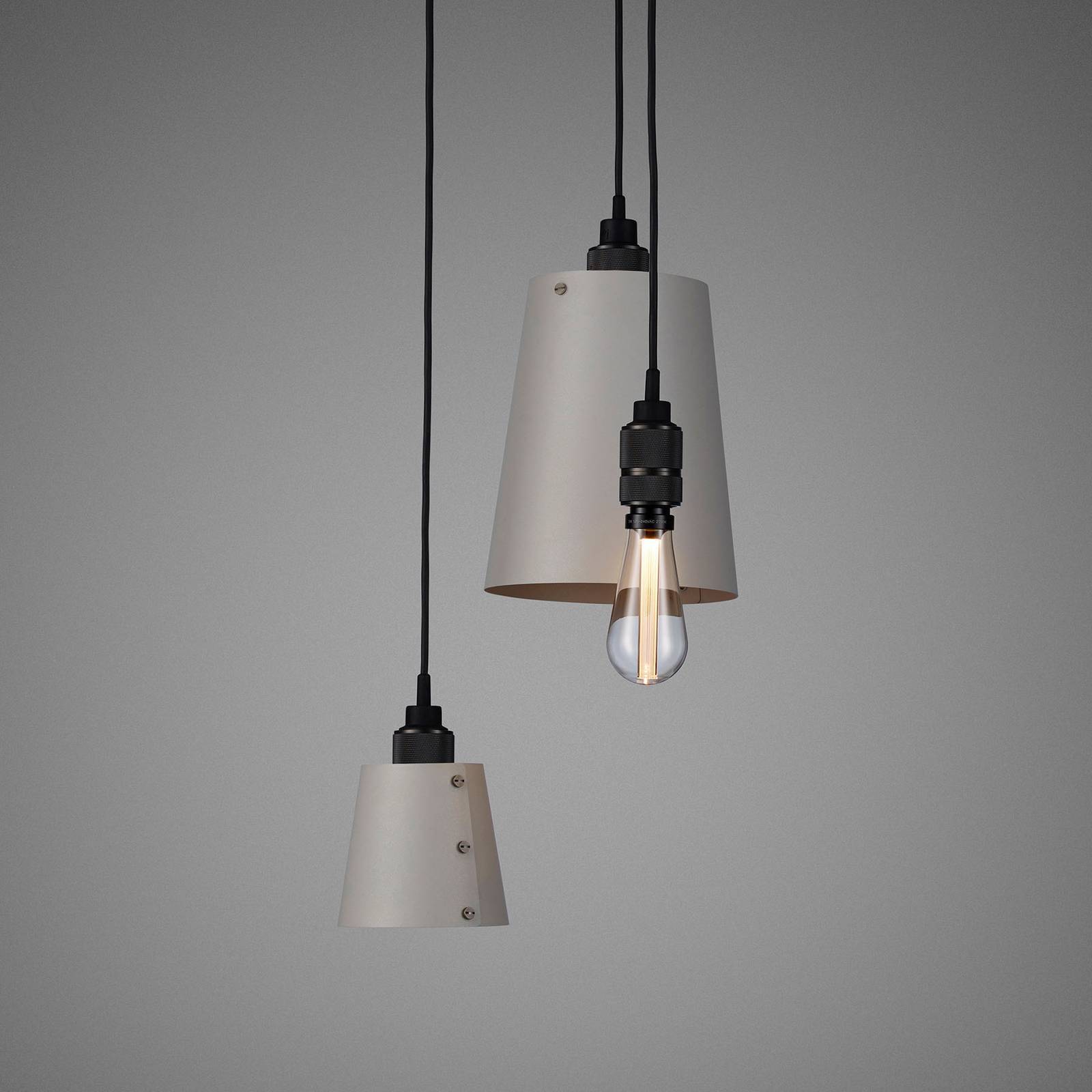 Buster + Punch Hänglampa Hooked 3.0 mix, dimbar, Aluminium / grå / zink, Vardagsrum / matsal, Metall, Modern, Pendellampa