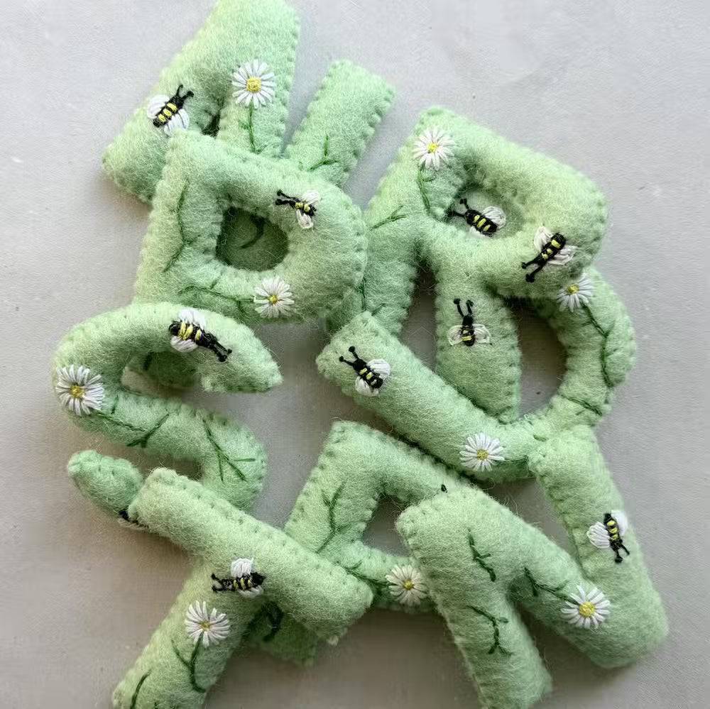 Gamcha Bogstav Mint Bi-W