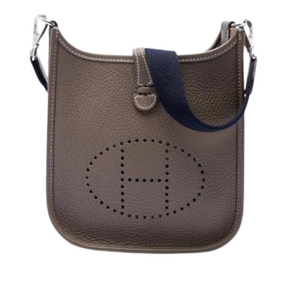 Hermès Vintage Pre-owned Evelyne 16 Crossbody Taske - Vintage - Dame - Brun - ONE SIZE - Uld