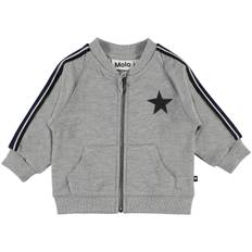 Molo Sweatshirt med Lynlås, Daylo/Grey Melange