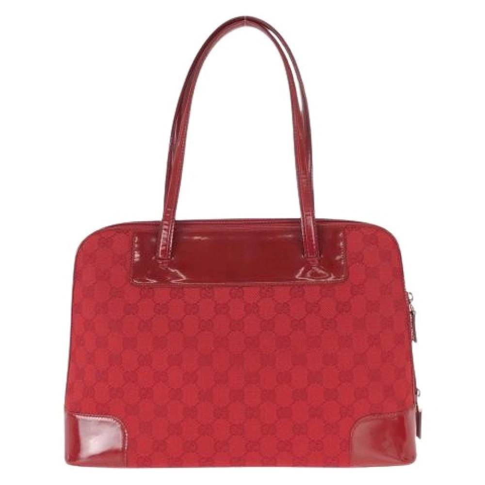 Gucci Vintage - Pre-owned Röd GG Canvas Tote Bag Vintage - Dam - ONE Size -