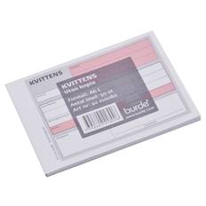 Kvittensblock Onumrerad 50 Sidor Utan Kopia A6L