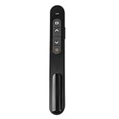 Wireless Presenter Remote, Presentation Clicker med Hyperlink Volymkontroll, Presentation Remote Control USB PowerPoint Clicker, PPT Pointer Slide Advancer för Dator Bärbar PC