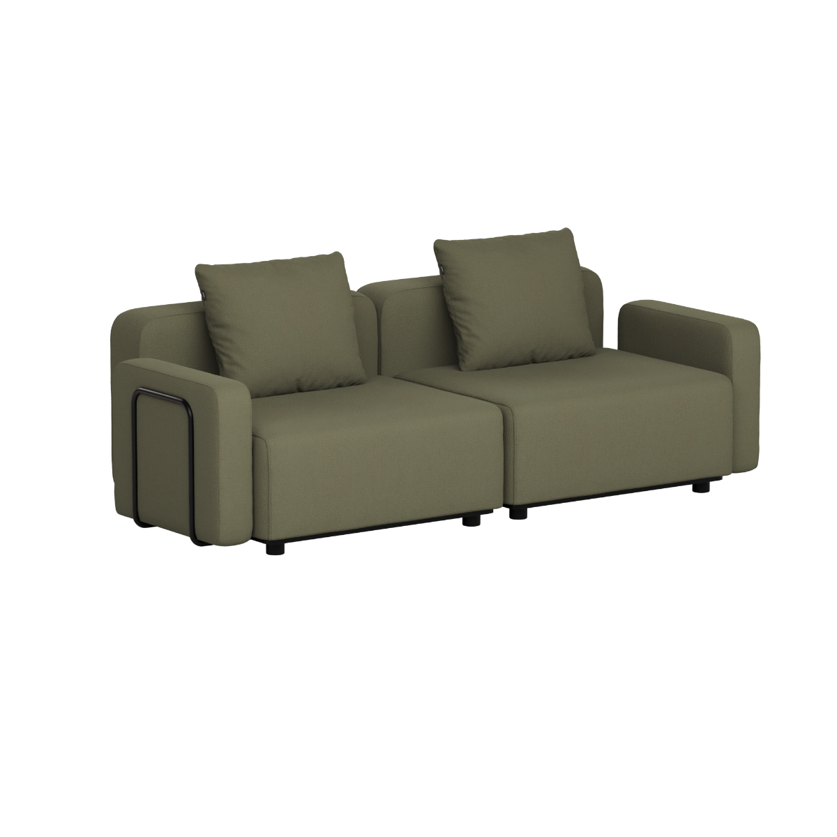 SACKit Cobana Lounge Sofa - 2 seater - Kirra Olive