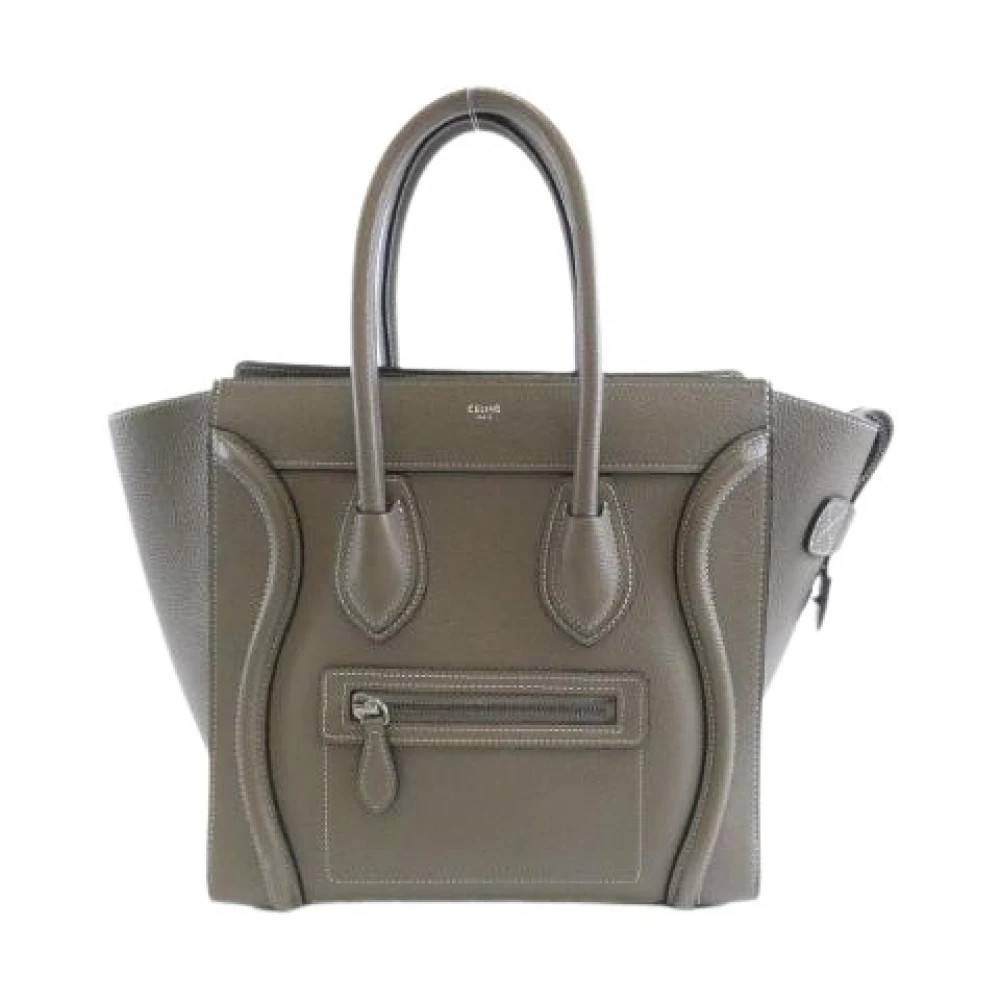 Celine Vintage - Pre-owned Micro Luggage Calf Handbag Vintage - Dam - ONE Size -