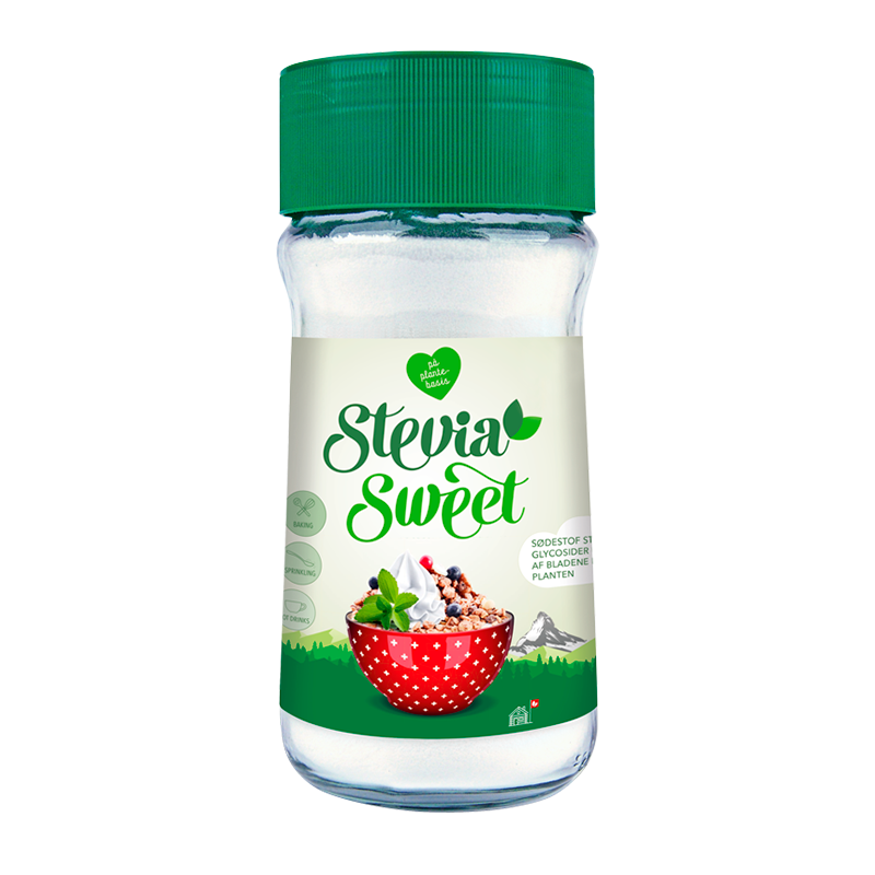 Hermesetas SteviaSweet Drys-let sødemiddel, 75 g.