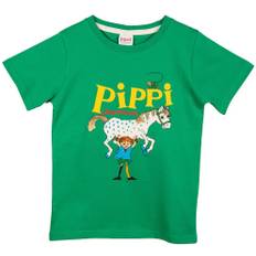 Pippi Långstrump T-shirt, Grön, 110-116