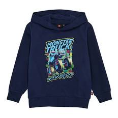 LEGO® Wear Hættetrøje - LwSaku 608 - Blå - LEGO® Wear - 2 år (92) - Hættetrøje