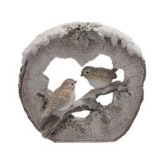 Two Robins Figurine One Size vit