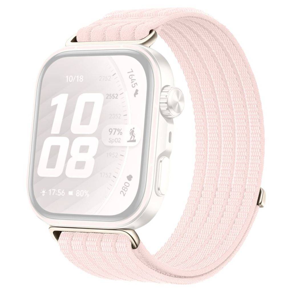 Huawei Watch Fit 5/5 Pro/4/4 Pro/3 Urrem i nylon - Lyserød