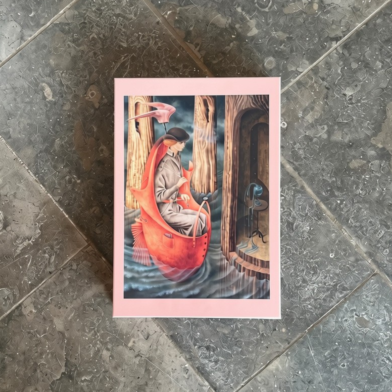 Puslespil Remedios Varo - 500 brikker - Rød