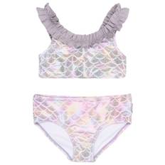 Mikk-Line Kid's Bikini Recycled AOP Bikini Børn størrelse 86/92 - 1-2 Years farve hvid